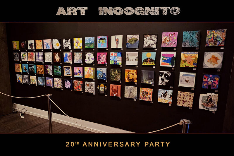 Visitors exploring art at Art Incognito 2025